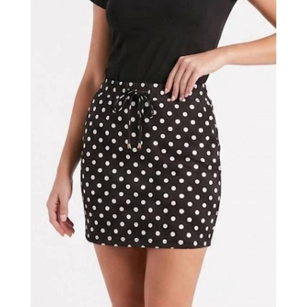NEW JESS LEA after dark polka dot skort in black
